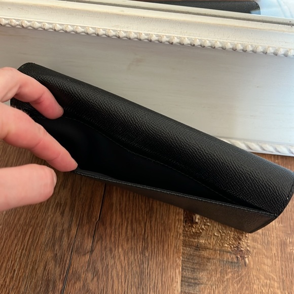Coach Black leather envelope wallet - Picture 4 of 11
